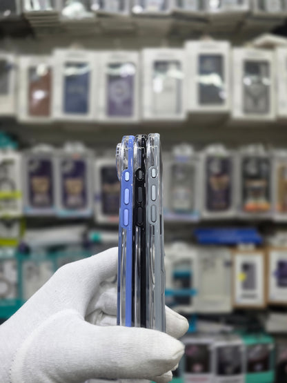Helix Clear Protective MagSafe Case with Stylish Multi-Color Buttons - iPhone 17 Air
