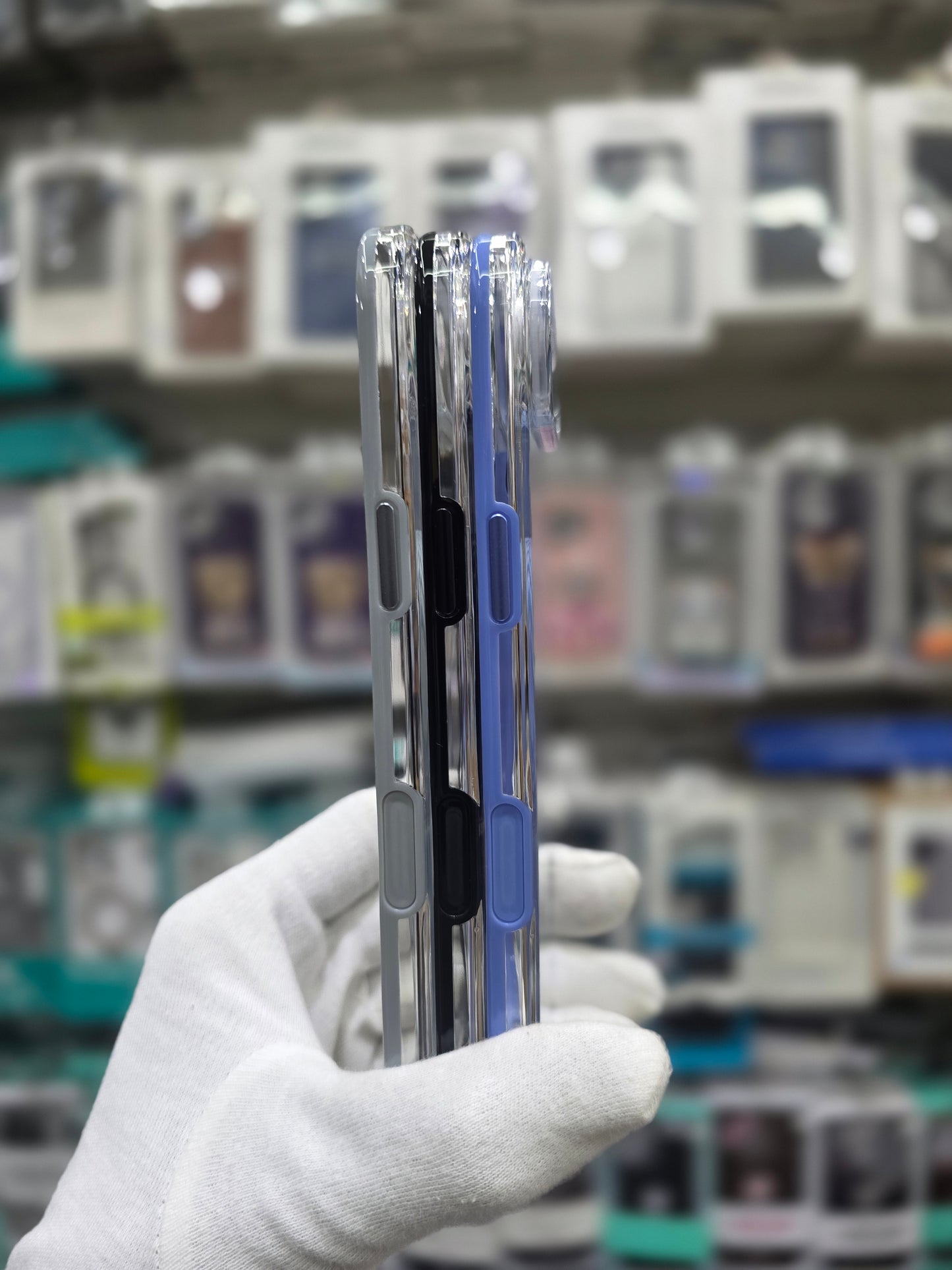 Helix Clear Protective MagSafe Case with Stylish Multi-Color Buttons - iPhone 17 Air