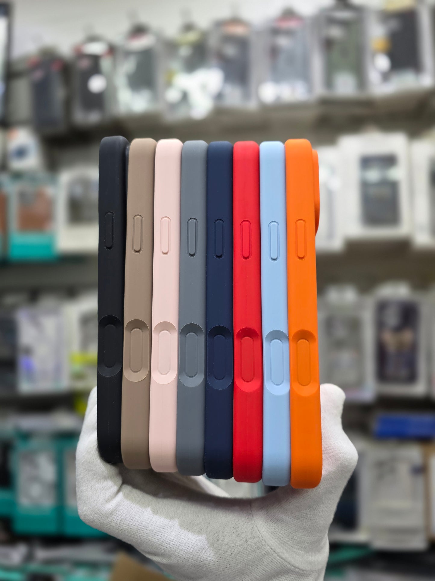 J-CASE Premium Soft Liquid Silicone with Bracket & Magsafe - iPhone 17 Pro