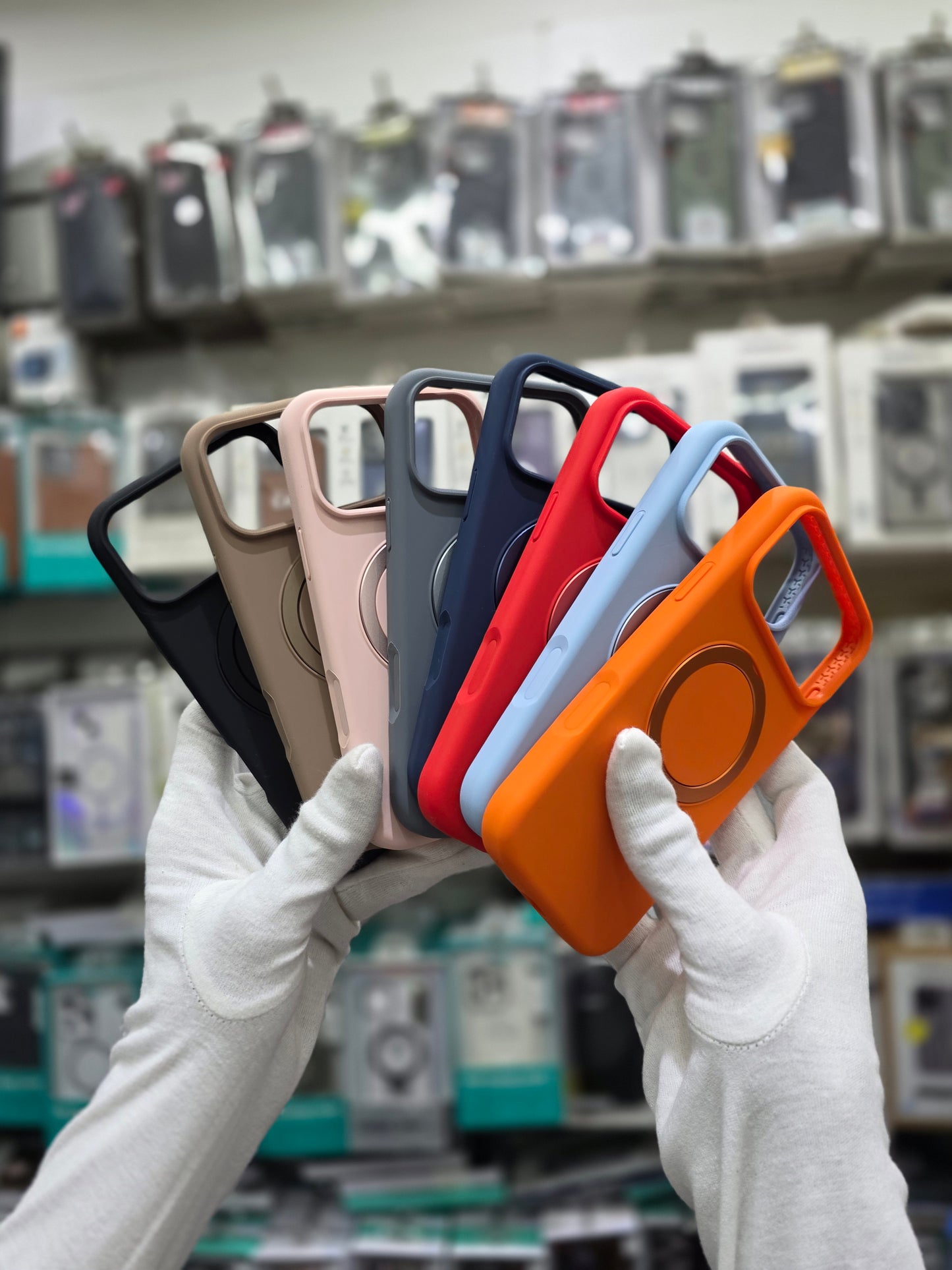 J-CASE Premium Soft Liquid Silicone with Bracket & Magsafe - iPhone 17 Pro