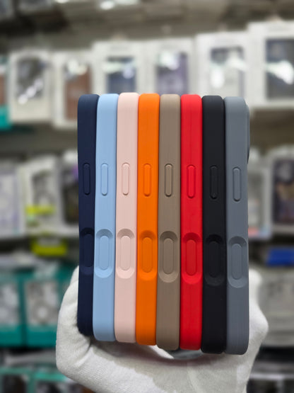 J-CASE Premium Soft Liquid Silicone with Bracket & Magsafe - iPhone 17