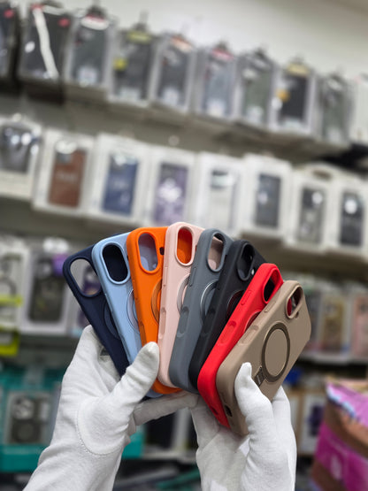 J-CASE Premium Soft Liquid Silicone with Bracket & Magsafe - iPhone 17