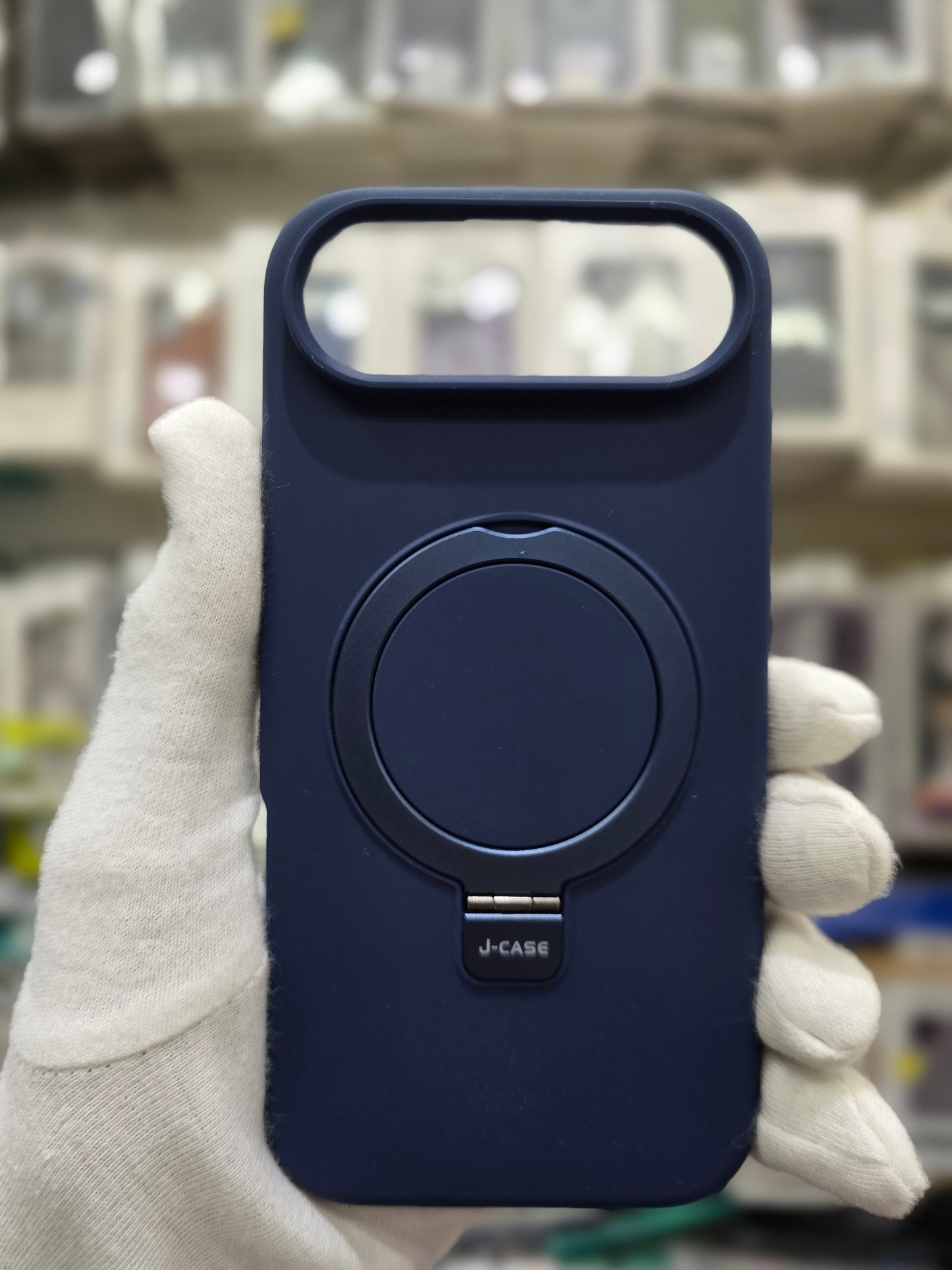 J-CASE Premium Soft Liquid Silicone with Bracket & Magsafe - iPhone 17 Air