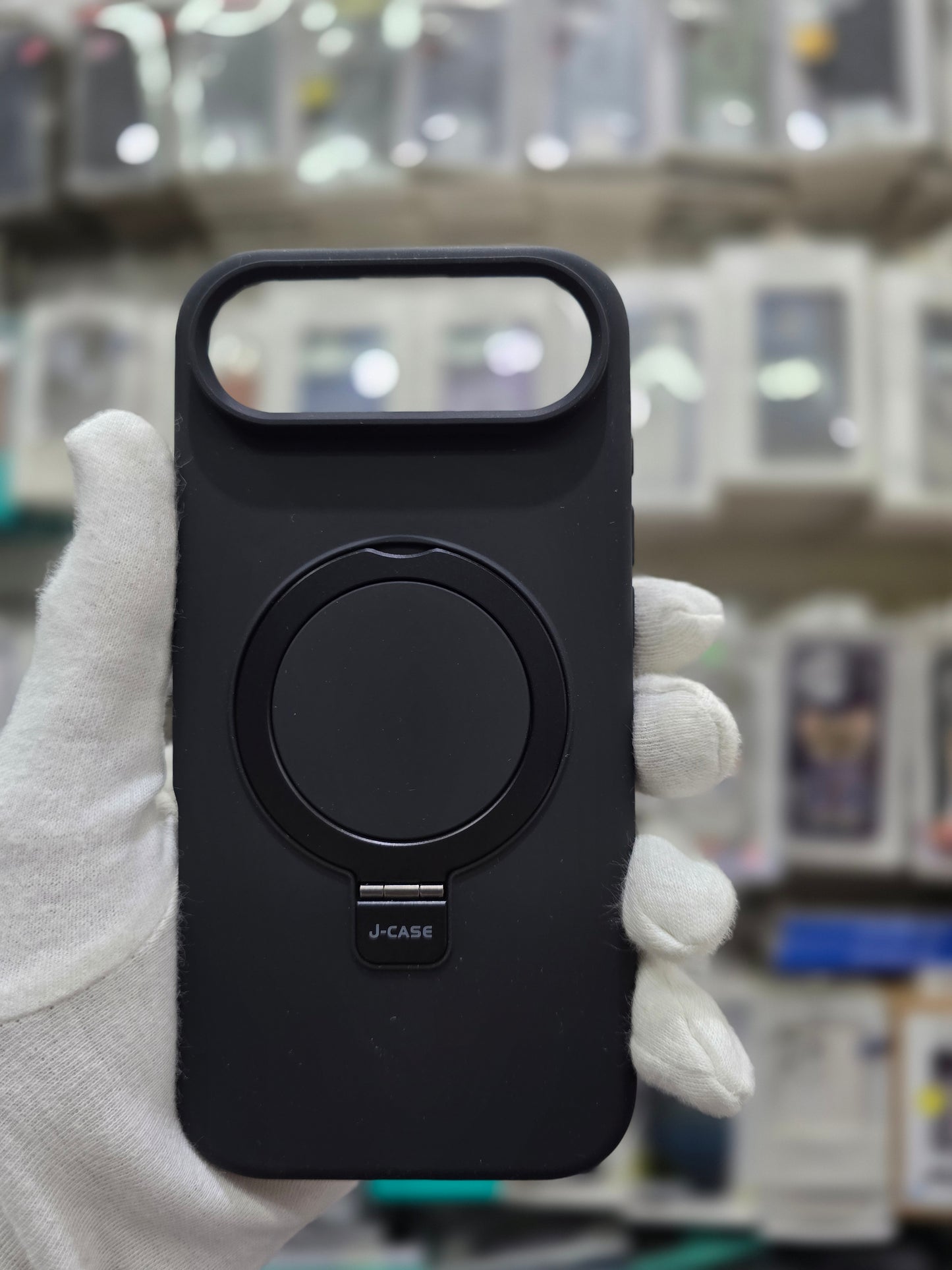 J-CASE Premium Soft Liquid Silicone with Bracket & Magsafe - iPhone 17 Air