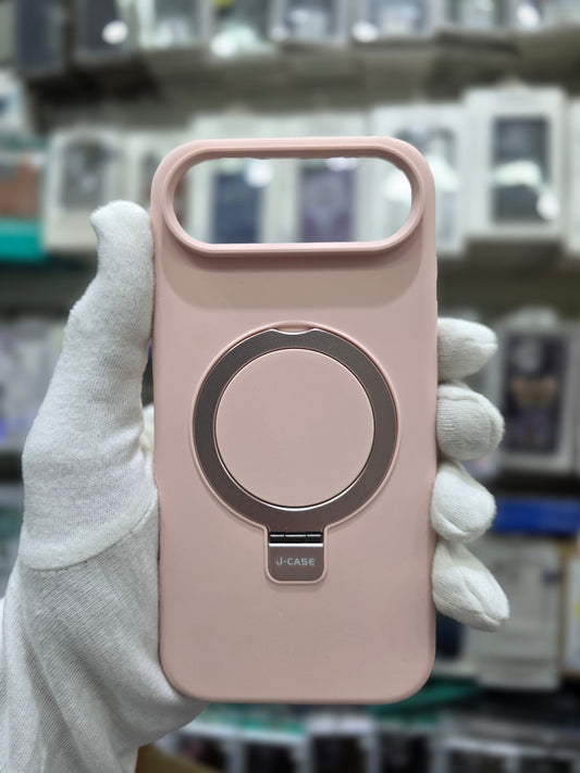 J-CASE Premium Soft Liquid Silicone with Bracket & Magsafe - iPhone 17 Air