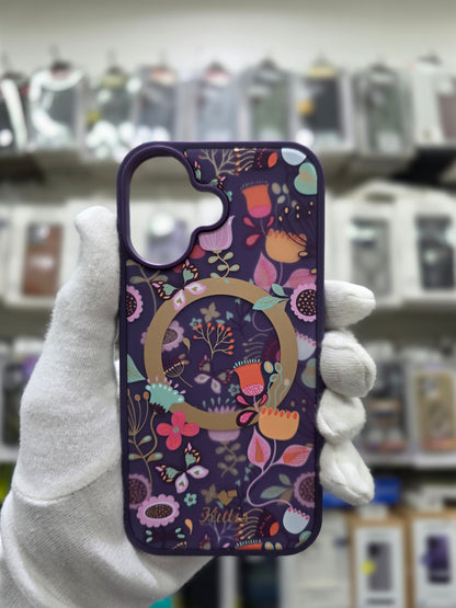 Kutis Floral Printed Shockproof MagSafe Case - iPhone 17