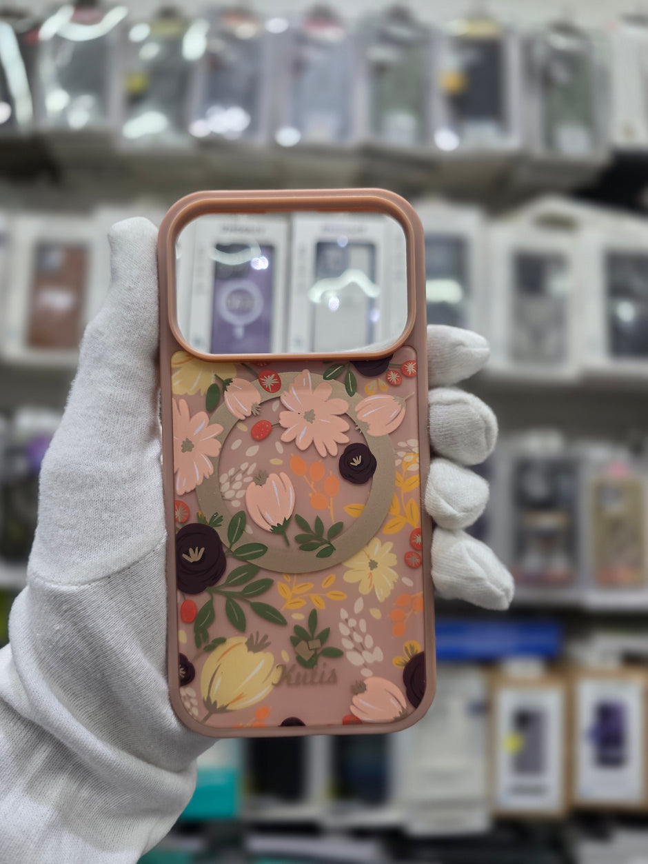 Kutis Floral Printed Shockproof MagSafe Case - iPhone 17 Pro Max Back Cover