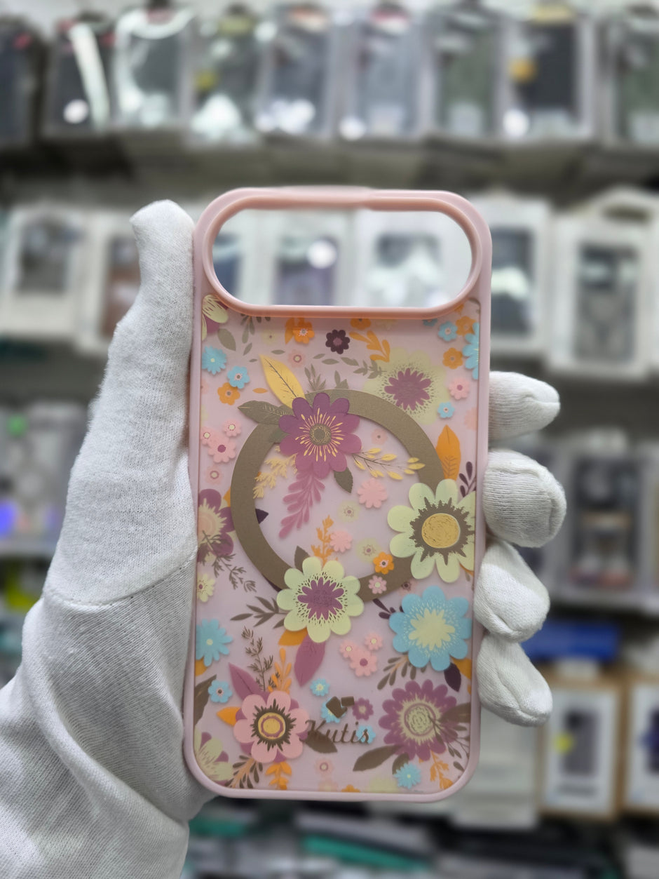 Kutis Floral Printed Shockproof MagSafe Case - iPhone 17 Air Back Cover