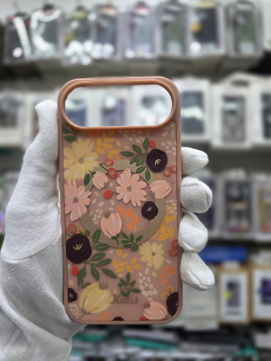 Kutis Floral Printed Shockproof MagSafe Case - iPhone 17 Air Back Cover