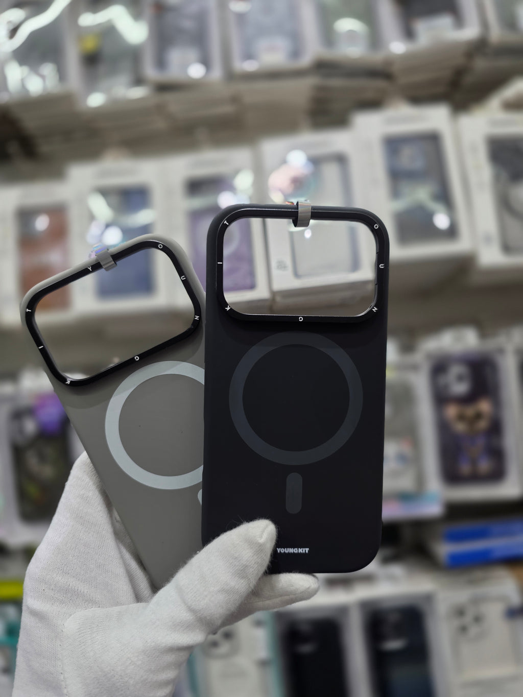 Youngkit Gel Series With Magsafe & Kick Stand - iPhone 17 Pro Max Back Cover