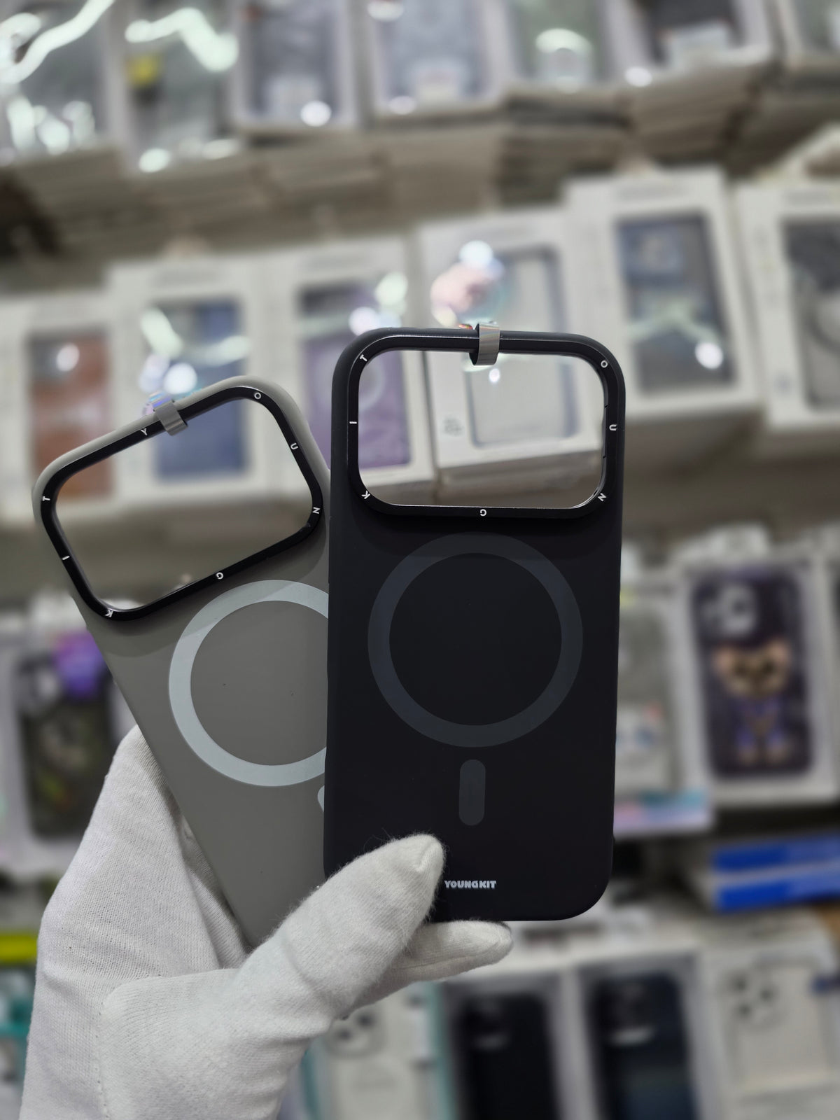 Youngkit Gel Series With Magsafe & Kick Stand - iPhone 17 Pro Max Back Cover