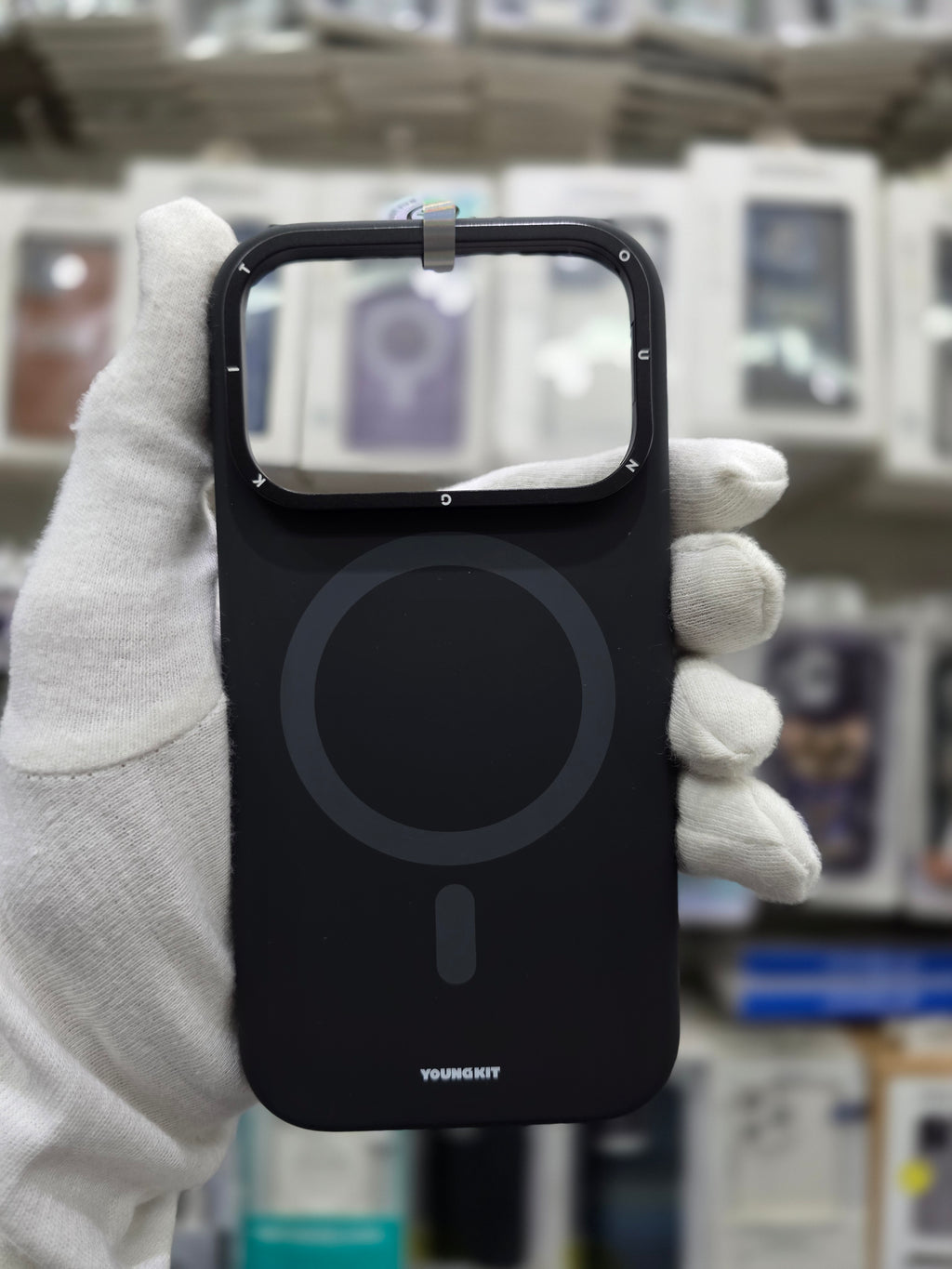 Youngkit Gel Series With Magsafe & Kick Stand - iPhone 17 Pro Max Back Cover