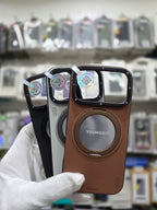 YOUNGKIT Matte Leather Case With Magnetic Stand - iPhone 17 Pro Max Back Cover