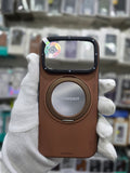 YOUNGKIT Matte Leather Case With Magnetic Stand - iPhone 17 Pro Back Cover