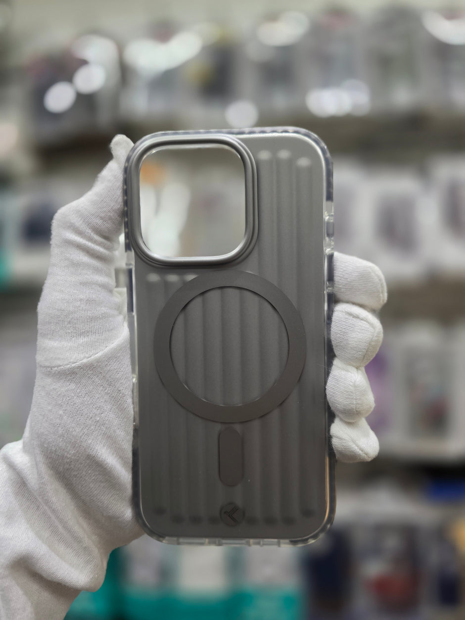 KDM Ribbed MagSafe Case -iPhone 16 Pro Back Cover