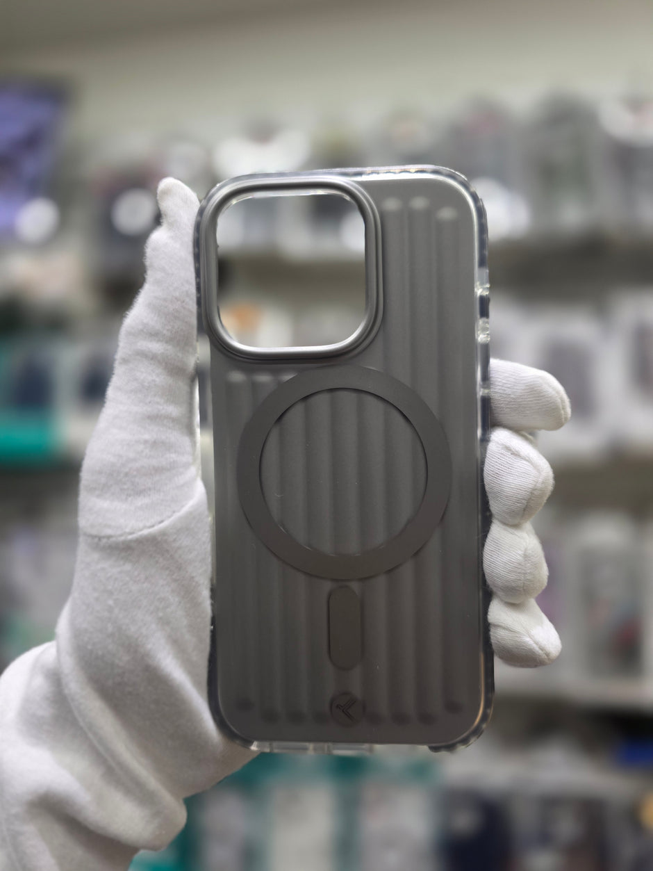 KDM Ribbed MagSafe Case -iPhone 16 Pro Back Cover