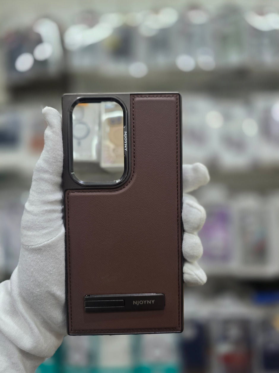 NY Classis Leather Case with Stand - Samsung S25 Ultra