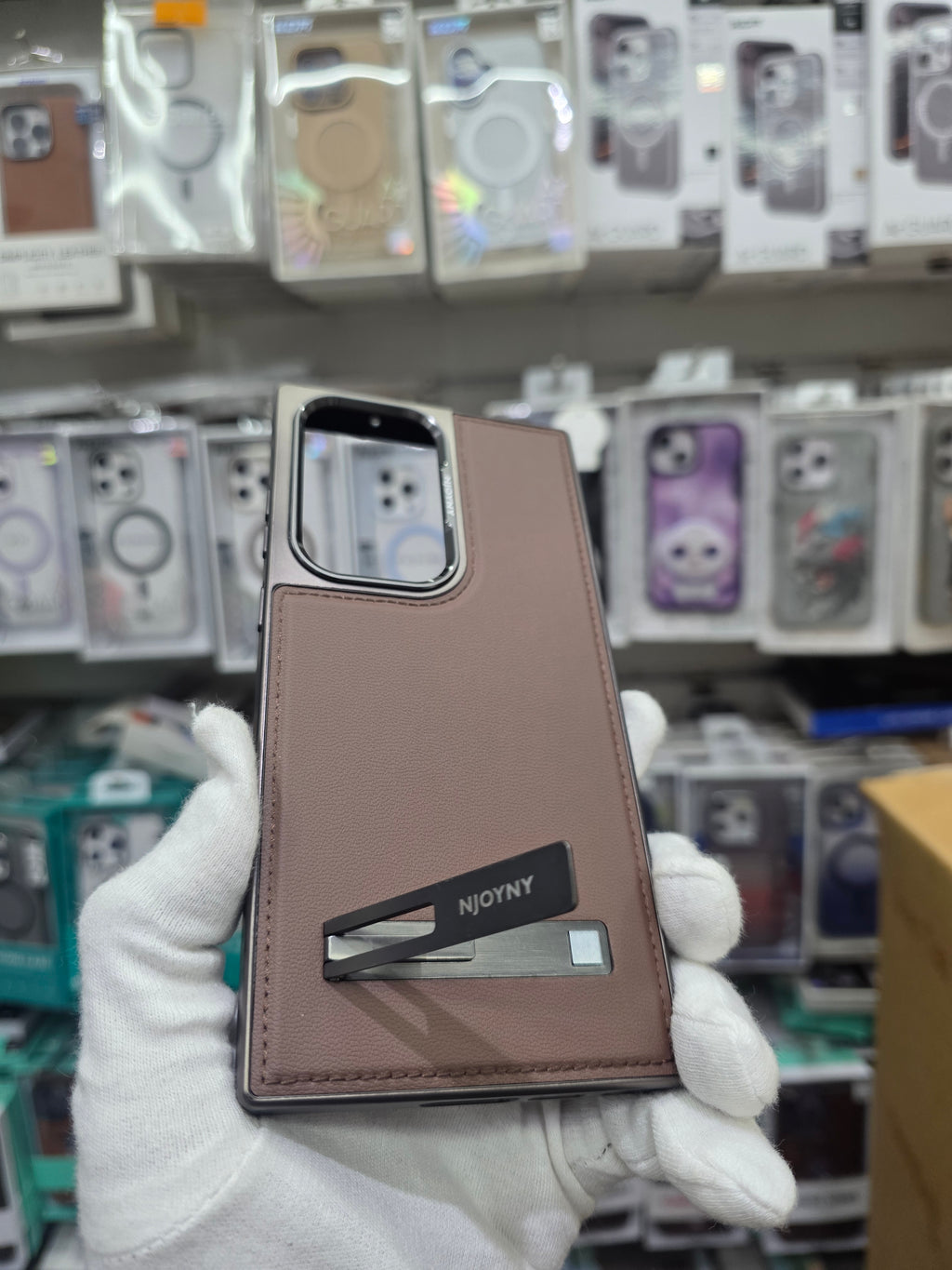NY Classis Leather Case with Stand - Samsung S25 Ultra