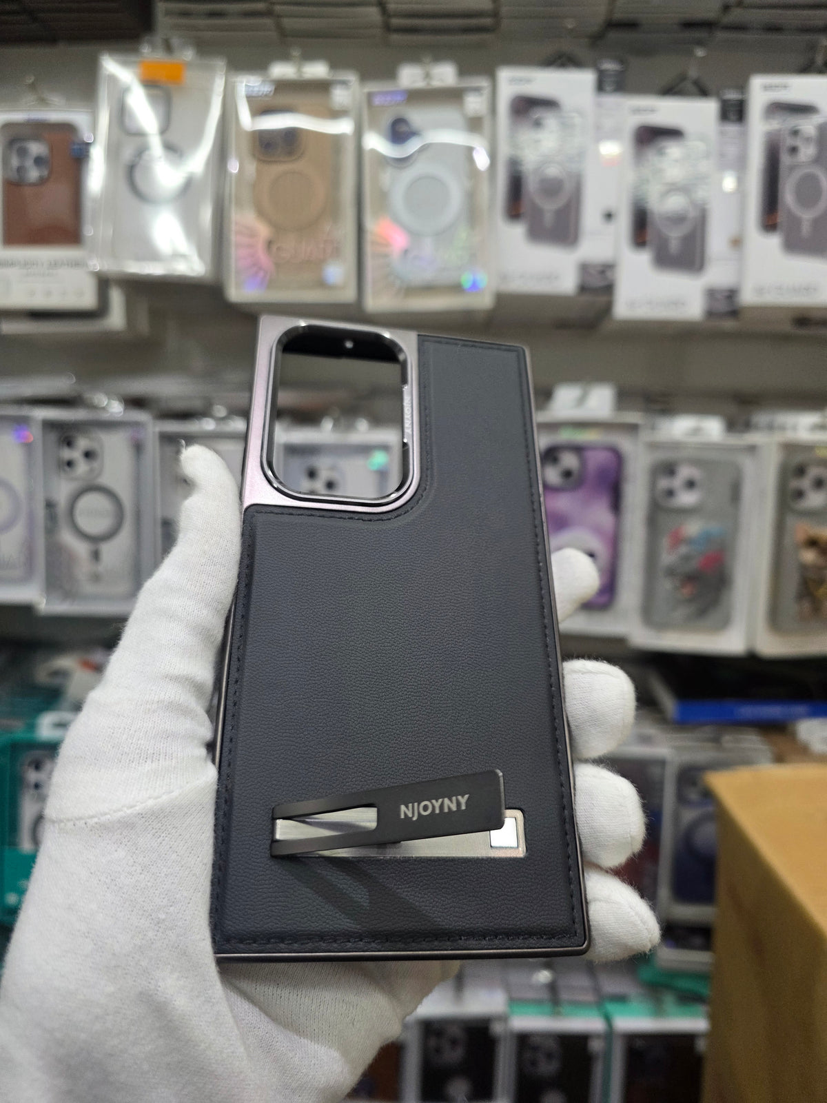 NY Classis Leather Case with Stand - Samsung S25 Ultra