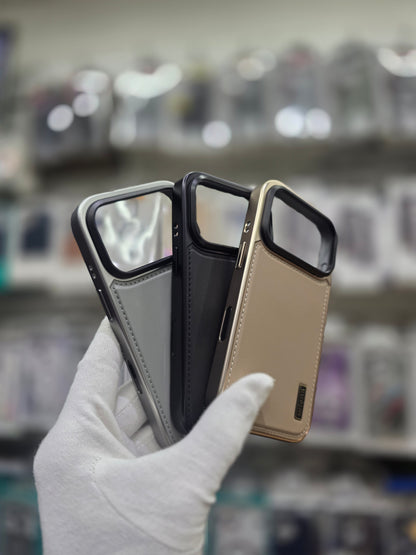 Wlons Classic Leather Magsafe With Bracket & AI Sensor - iPhone 17 Pro