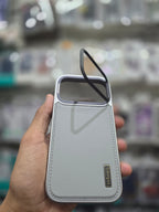 Wlons Classic Leather Magsafe With Bracket & AI Sensor - iPhone 17 Pro Max Back Cover