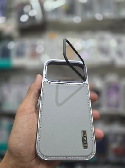 Wlons Classic Leather Magsafe With Bracket & AI Sensor - iPhone 17 Pro