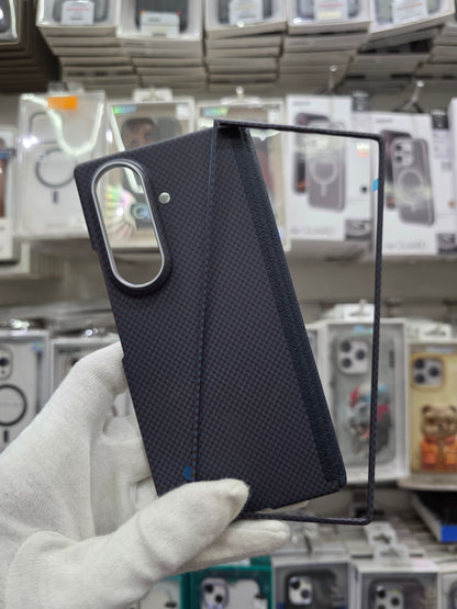 D Moloch Carbon Magnetic Case with Hinge & Front Frame - Samsung Z Fold 7