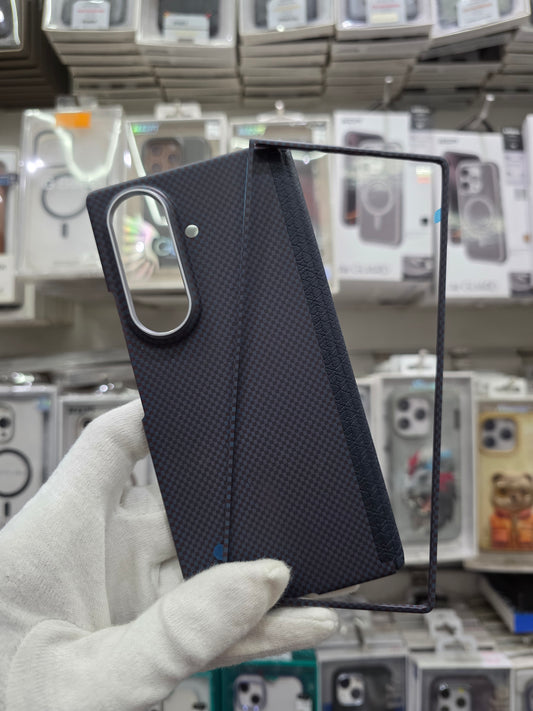 D Moloch Carbon Magnetic Case with Hinge & Front Frame - Samsung Z Fold 7