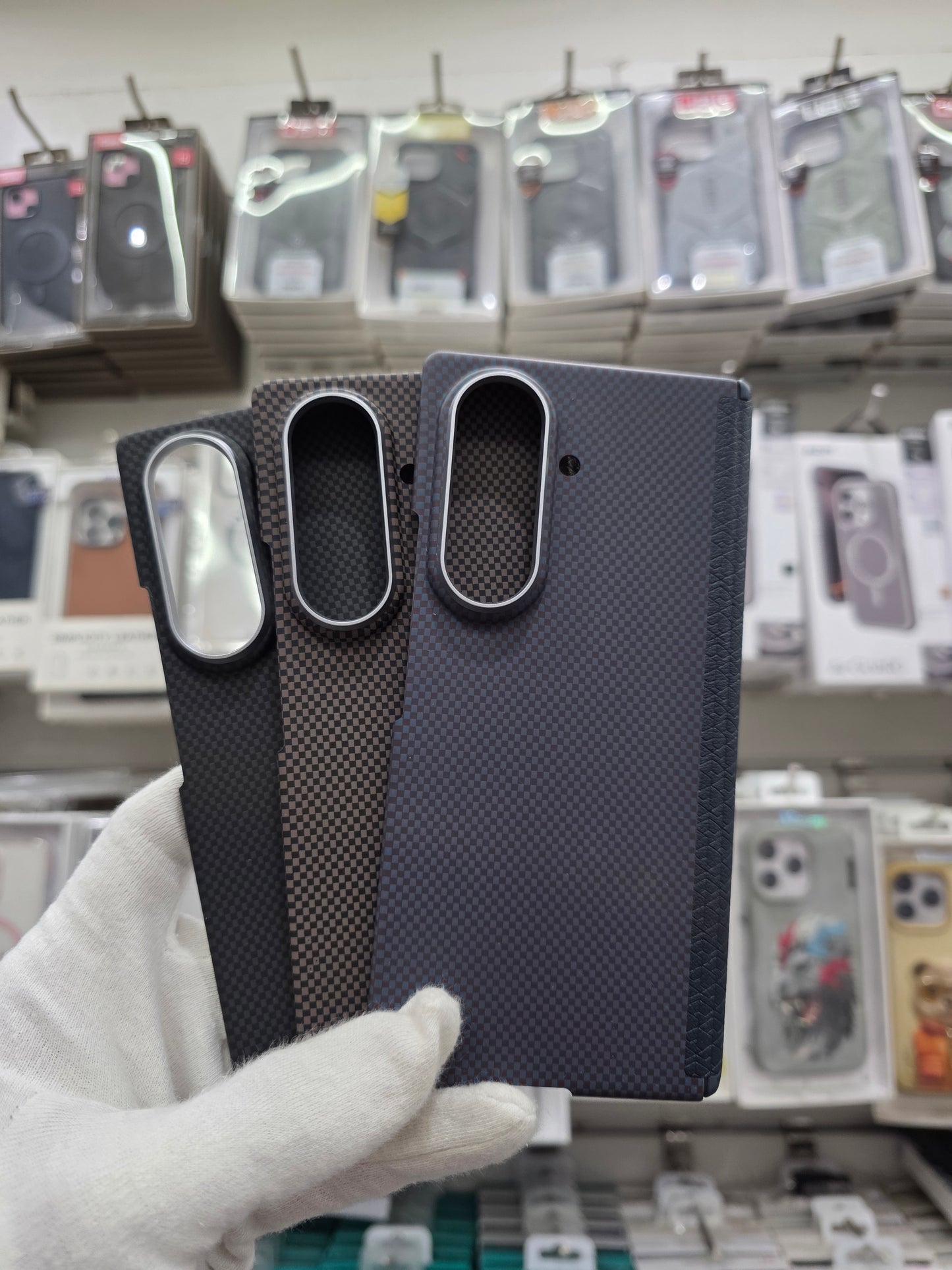 D Moloch Carbon Magnetic Case with Hinge & Front Frame - Samsung Z Fold 7