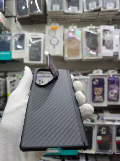 Nillkin CarboProp Magnetic MagSafe Black Mirror Cover version Aramid fiber armor case - Samsung Galaxy Z Fold 7