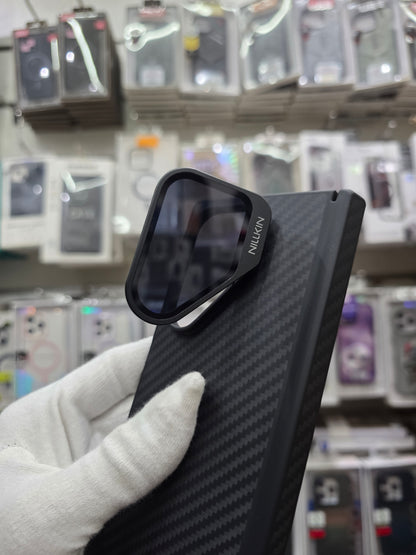 Nillkin CarboProp Magnetic MagSafe Black Mirror Cover version Aramid fiber armor case - Samsung Galaxy Z Fold 7