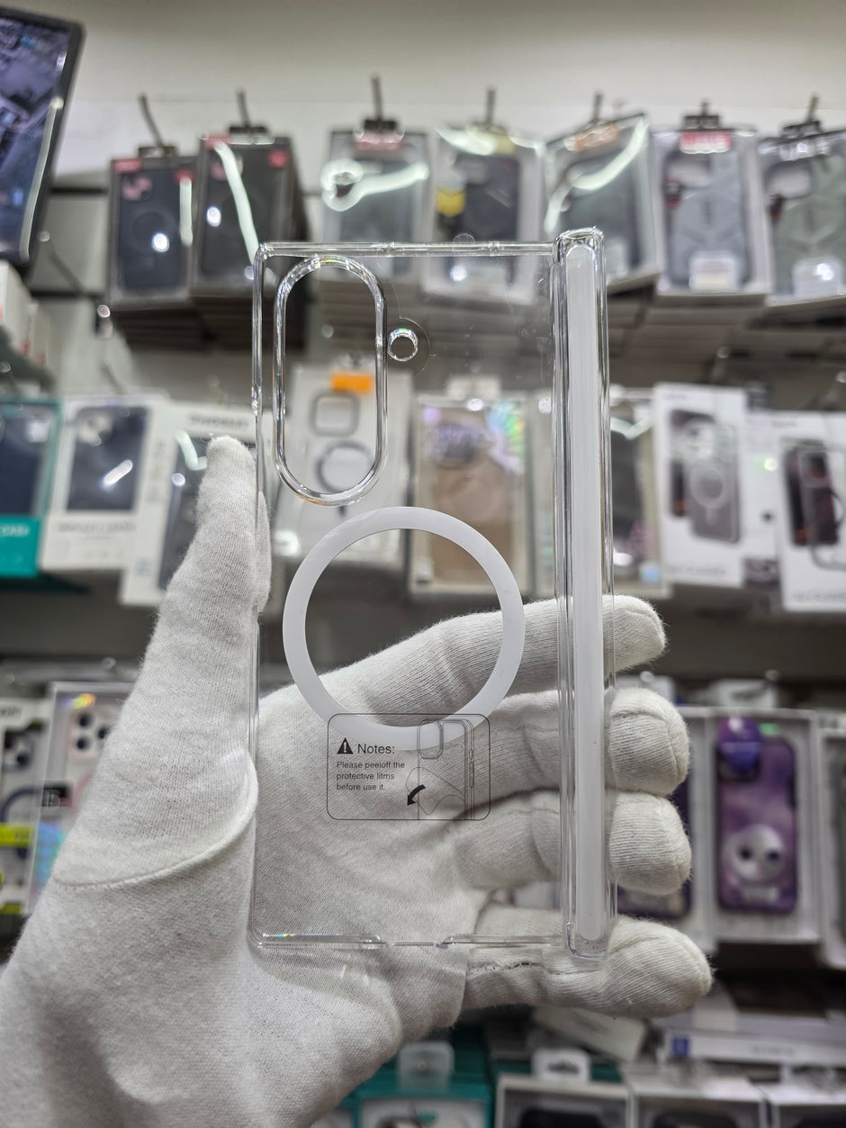 X-Level Sparkling Clear Magnet Samsung Z Fold 7 Cover