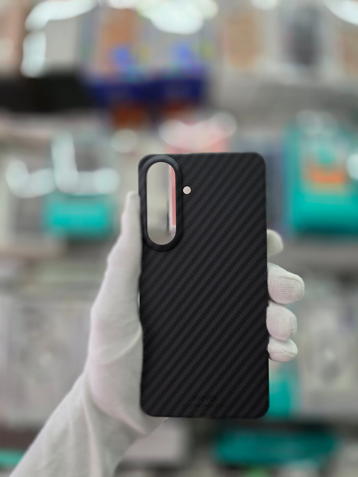 X-LEVEL Magnetic Carbon Fiber Texture Case - Samsung S26 Plus
