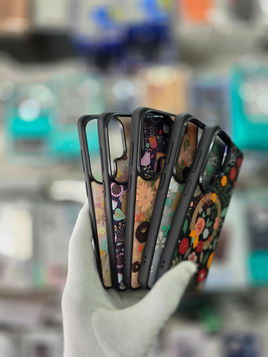Kutis Floral Printed Shockproof MagSafe - Samsung S26 Ultra Back Case