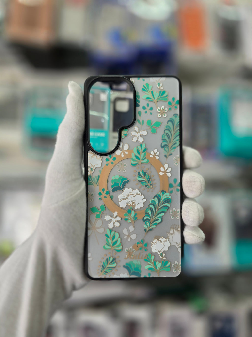 Kutis Floral Printed Shockproof MagSafe - Samsung S26 Ultra Back Case