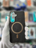 ICON PU Leather MagSafe Ring - Samsung S26 Back Case