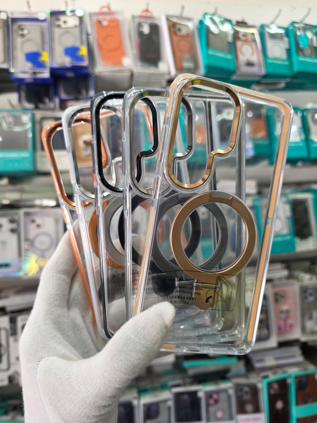 SRP MagSafe With Stand Transparent - Samsung S26Ultra Back Case