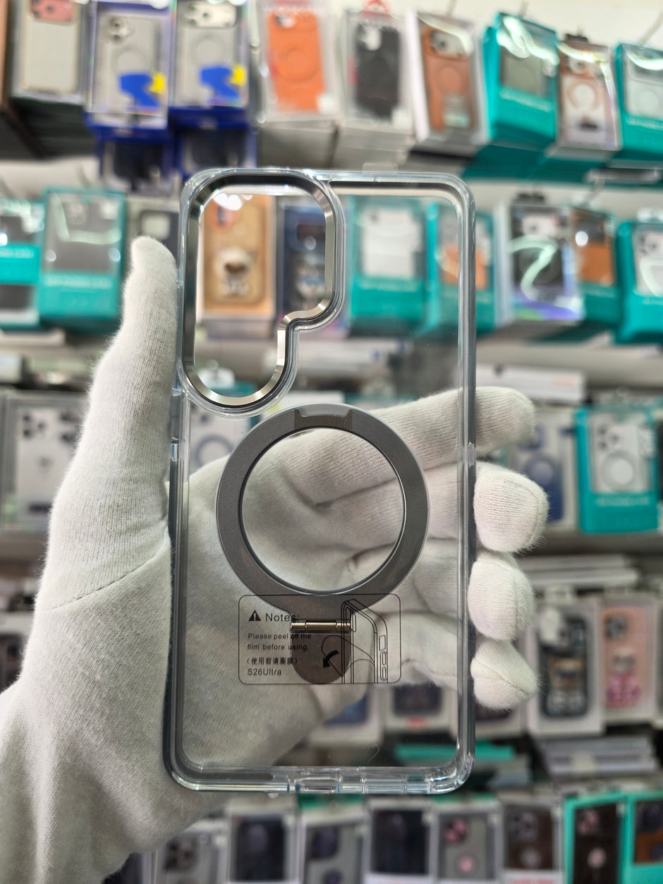SRP MagSafe With Stand Transparent - Samsung S26Ultra Back Case