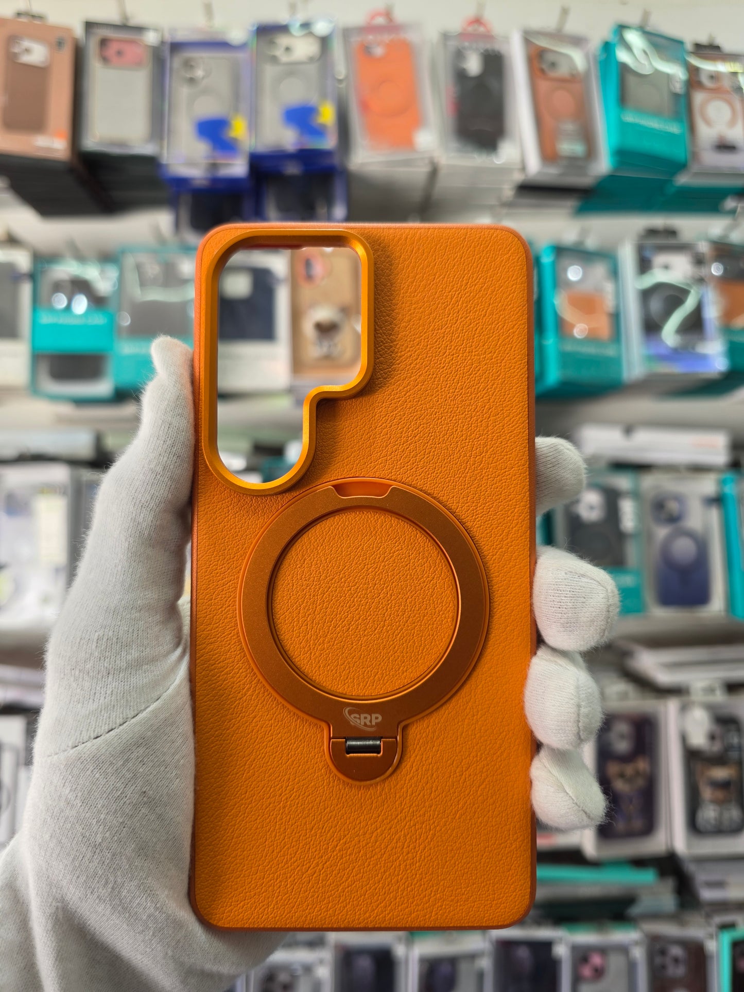 SRP PU Slim Leather with Ring Holder - Samsung S26 Ultra Back Case