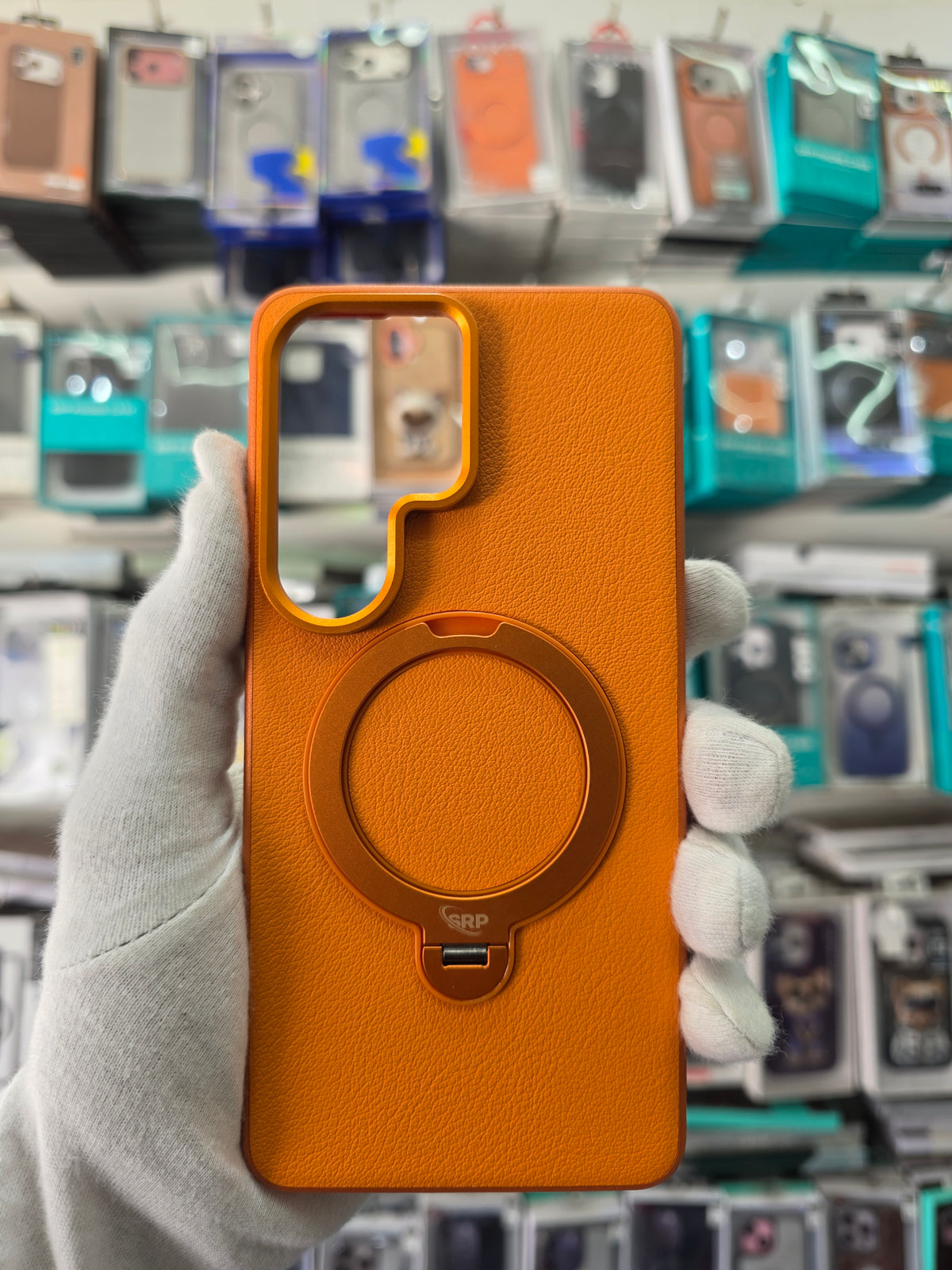 SRP PU Slim Leather with Ring Holder - Samsung S26 Ultra Back Case
