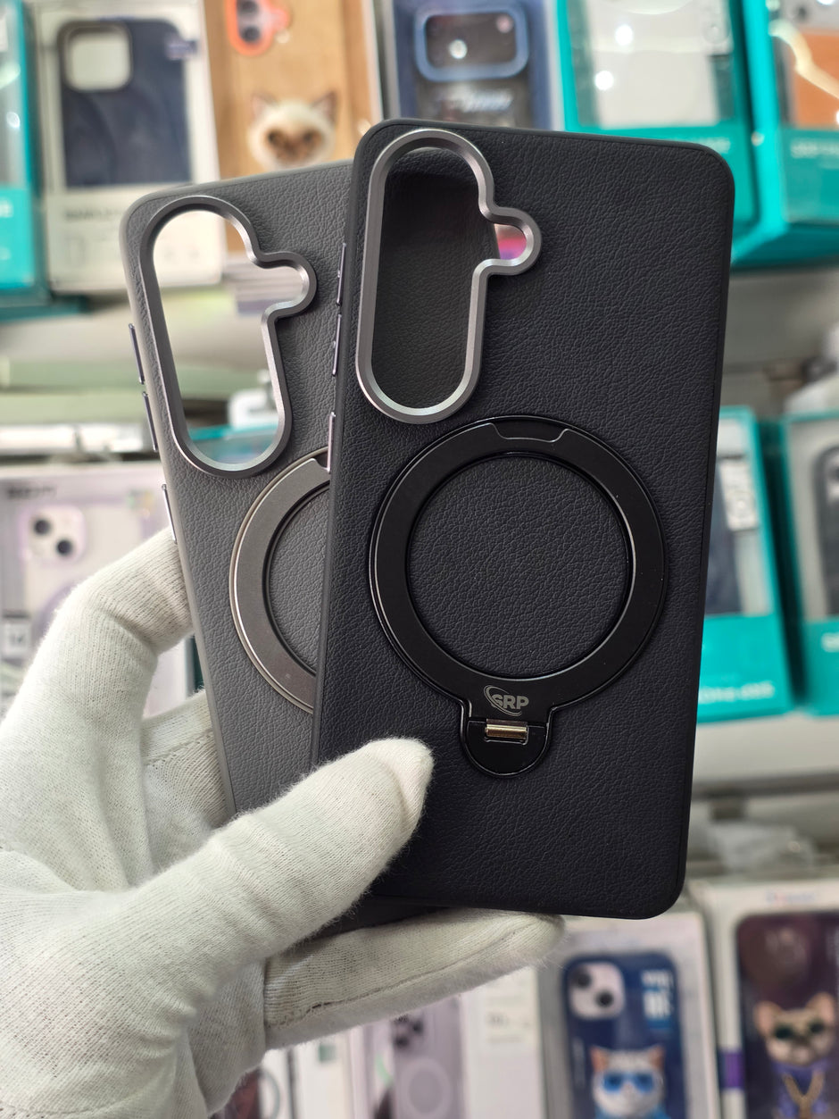 SRP PU Slim Leather  with Ring Holder - Samsung S26 Back Case