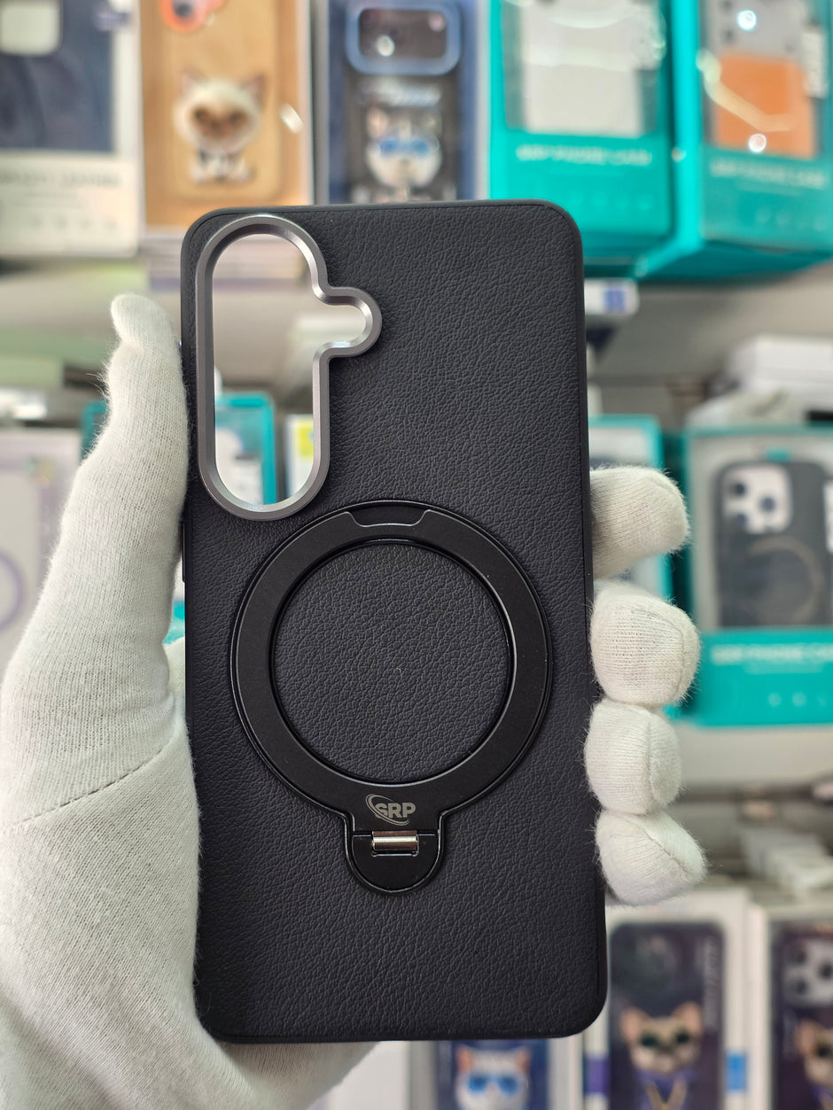 SRP PU Slim Leather  with Ring Holder - Samsung S26 Back Case