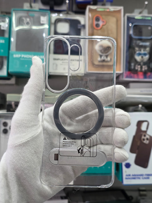 Clear Magsafe Case With Kick Stand - Samsung S26 Ultra Back Case
