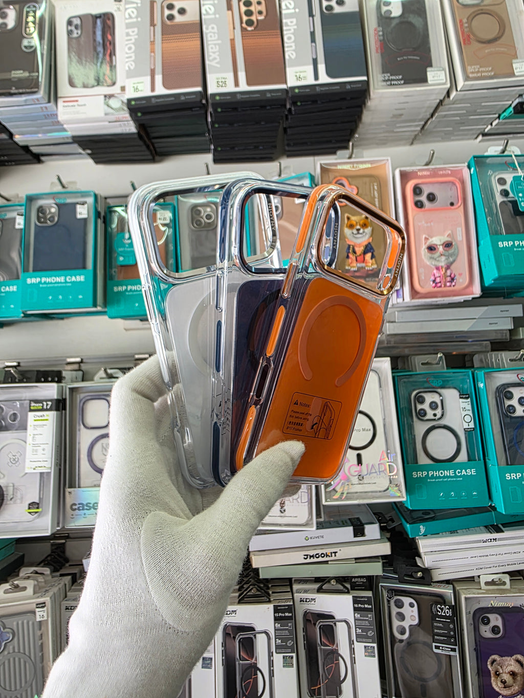 NY Transparent Magnetic Shockproof Case - iPhone 17 Pro Max