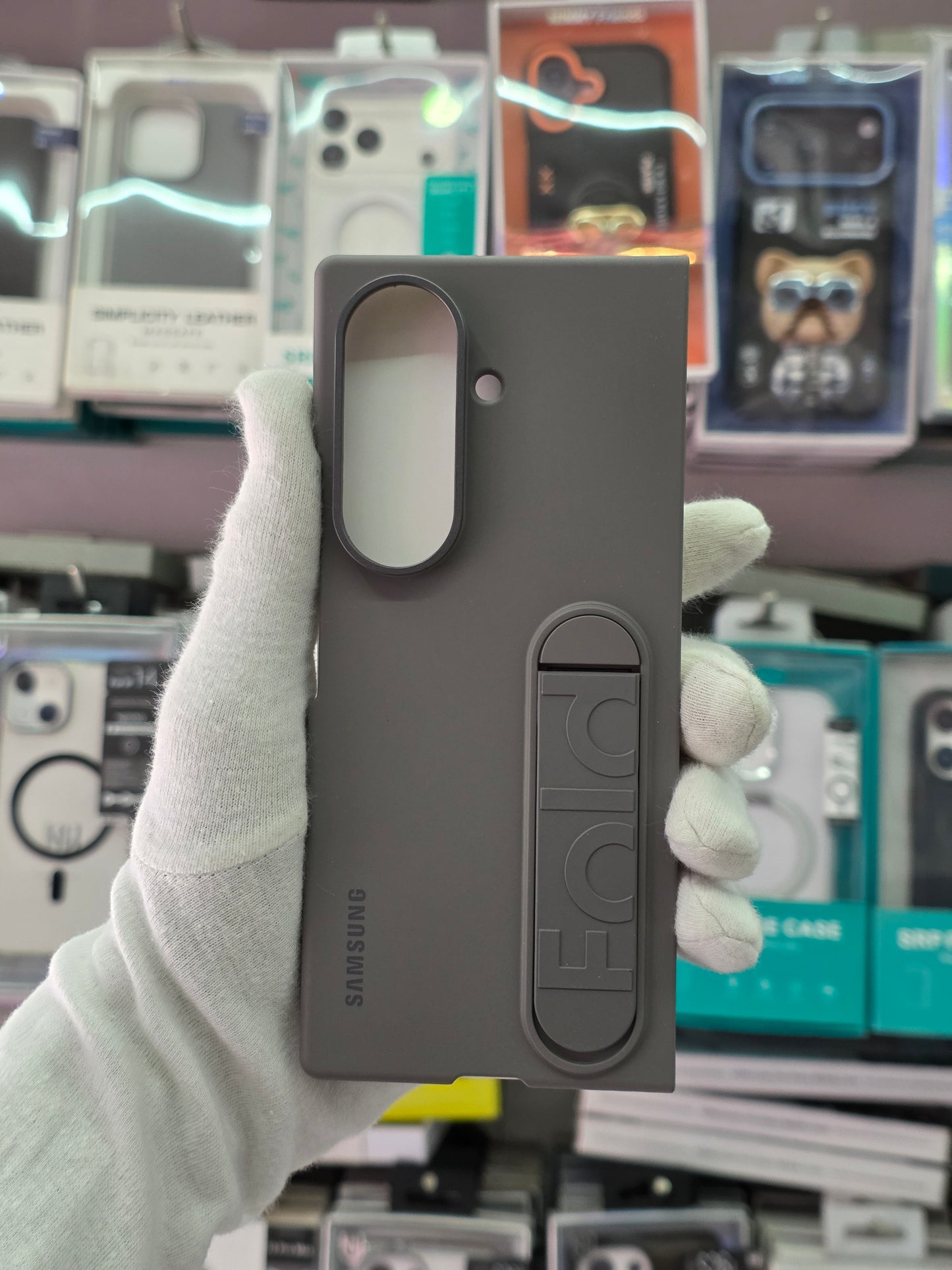 Samsung Silicone case With Stand - Samsung Z Fold 8 Ultra