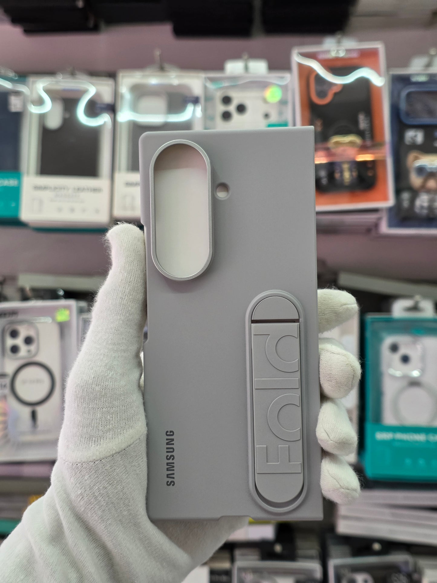 Samsung Silicone case With Stand - Samsung Z Fold 8 Ultra