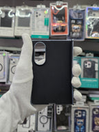 DFANS Pu Leather Chrome Plated Hinge Protection Samsung Z Fold 8 Case