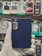 DFANS Pu Leather Chrome Plated Hinge Protection Samsung Z Fold 8 Case