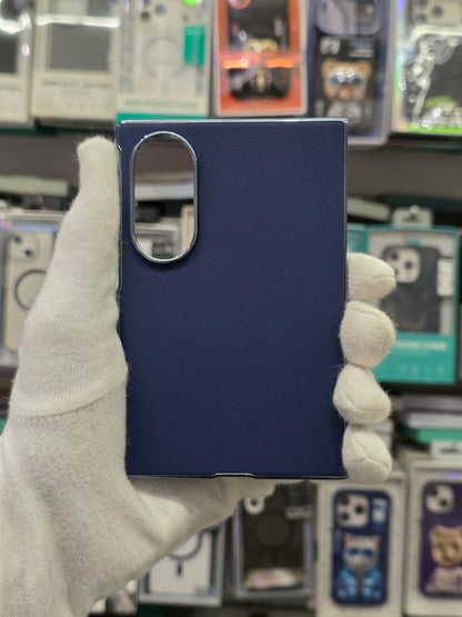 DFANS Pu Leather Chrome Plated Samsung Z Fold 8 Cover