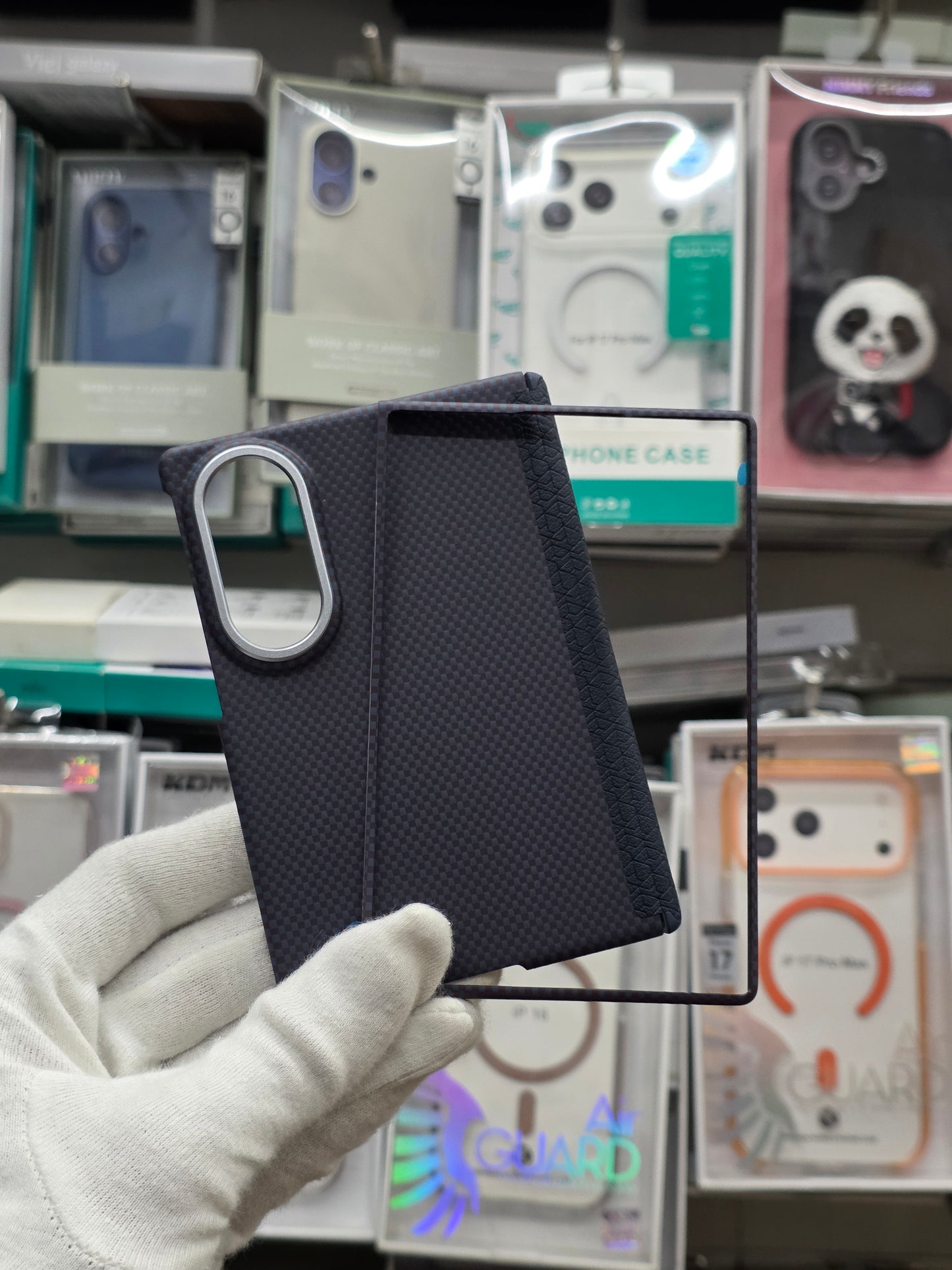 D Moloch Carbon Magnetic Case with Hinge & Front Frame - Samsung Z Fold 8
